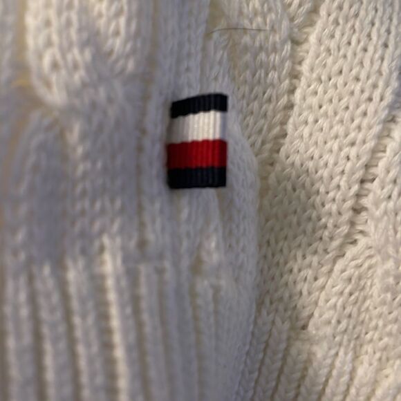 Tommy Hilfiger Fair Isle Argyle Logo Crewneck Sweater Medium - Picture 10 of 12